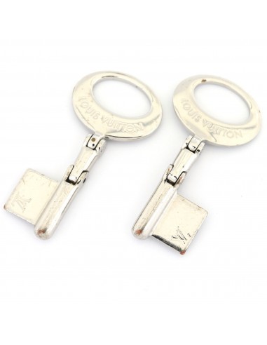 Louis Vuitton Cufflinks Travel Key Silver Metal Mens Venez acheter