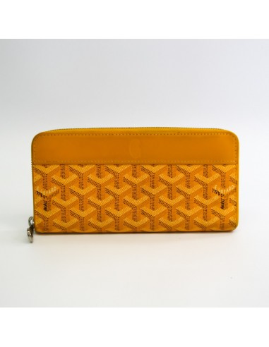 Goyard Zip GM APMZIPGM 08 Women's Coated Canvas Long Wallet (bi-fold) Yellow en stock