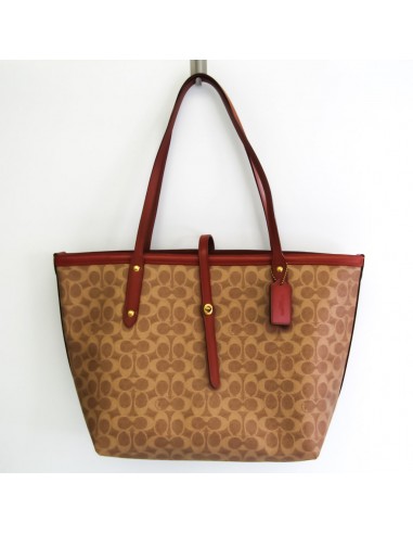 Coach Market Tote Signature Canvas 32714 Womens PVC Tote Bag Brown Le MVP de beaucoup