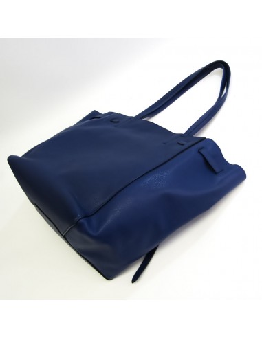 Celine Cabas Phantom Womens Leather Tote Bag Blue Fin de série