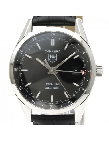 TAG HEUER Carerra Twin Time Steel Automatic Mens Watch WV2115 vente chaude votre 