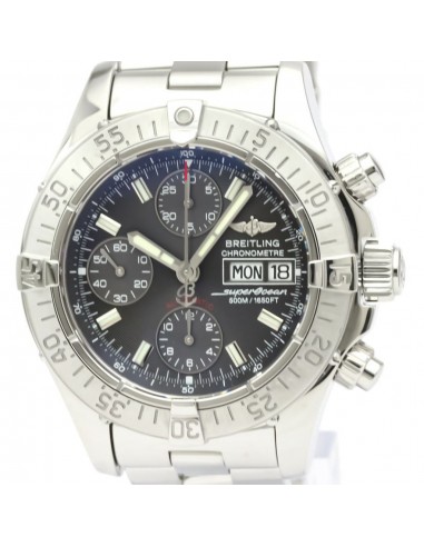 BREITLING Chrono Super Ocean Steel Automatic Mens Watch A13340 soldes