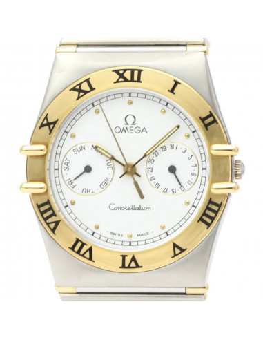 Omega Quartz Stainless SteelYellow Gold (18K) Mens Dress Watch 396.1070 france