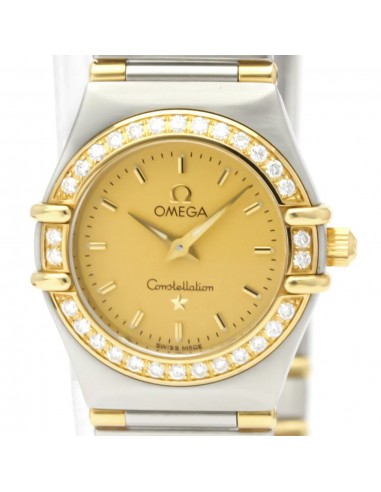 Omega Constellation Quartz Stainless SteelYellow Gold (18K) Womens Dress Watch 1367.10 Les êtres humains sont 