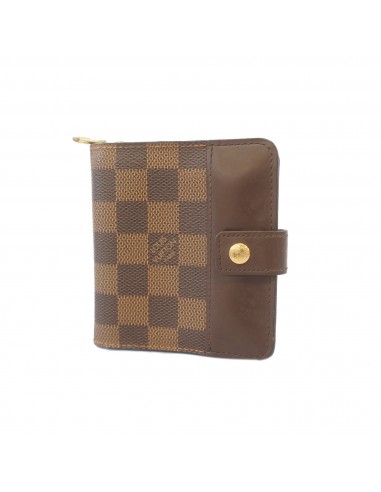 Auth Louis Vuitton Damier Compact Zip N61668 MenWomenUnisex Wallet (bi-fold) meilleur choix