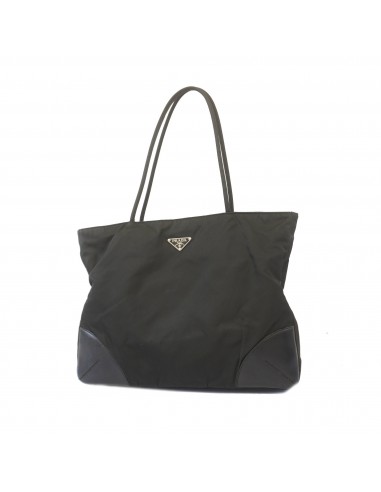 Auth Prada Tessuto Tessuto Womens Nylon Tote Bag Black vous aussi creer 