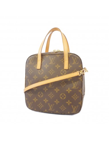 Auth Louis Vuitton Monogram 2way Bag Spontini M47500 Womens HandbagShoulder Bag Amélioration de cerveau avec