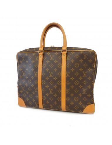 Auth Louis Vuitton Monogram Porto De Cuman Voyage M40226 Mens Briefcase soldes