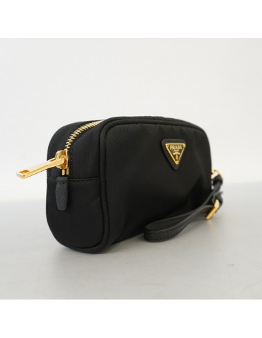 Auth Prada Pouch Test Womens Nylon Pouch Black Venez acheter