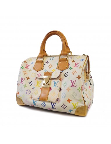 Auth Louis Vuitton Monogram Multicolore Speedy 30 M92643 Womens Handbag Blanc Vous souhaitez 