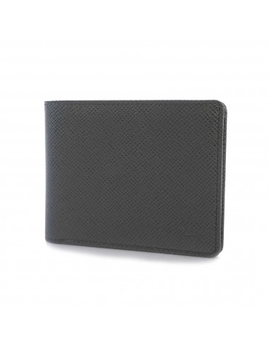 Auth Louis Vuitton Taiga Portovie 6 Cult Credit M30482 Mens Taiga Leather Bill Wallet (bi-fold) Ardoise suggérées chez