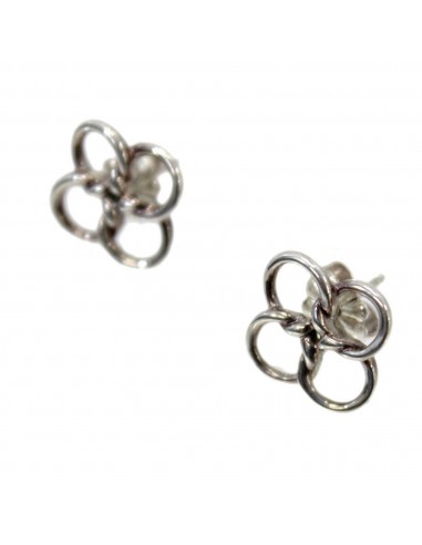 Tiffany & Co./Tiffany Clover Cross Earrings SV925 en linge