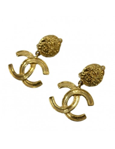 CHANEL Earrings Coco Mark Gold 95A Box à prix réduit toute l'année