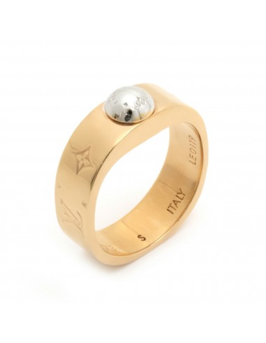 LOUIS VUITTON Louis Vuitton Berg Nanogram Ring S Size S Day Approx. 11 Pink Gold Color Silver M00213 vente chaude votre 