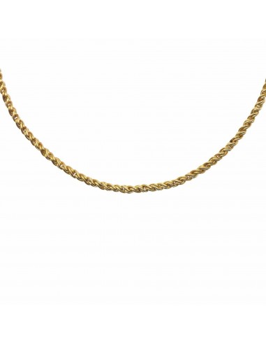 Christian Dior Design Necklace Womens GP Long Chain Twist Gold Color une grave pollution 