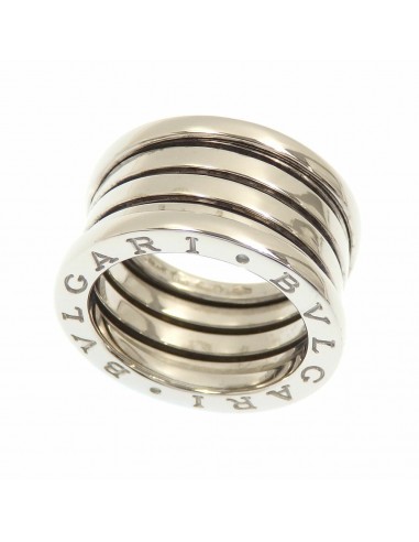 Bvlgari B-zero1 4 Band Ring Ladies K18WG No. 10  50 13.2g 18K White Gold 750 B Zero One brillant des détails fins