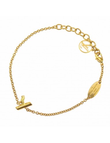 Louis Vuitton Bracelet LV & ME Y Ladies M67182 Gold Color Initial Alphabet Chain basket pas cher